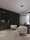 Schmale LED Pendelleuchte Schwarz 159 cm lang dimmbar Modern