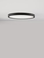 LED Deckenlampe Schwarz Ø 30 cm Farbwechsel GRAHAM...