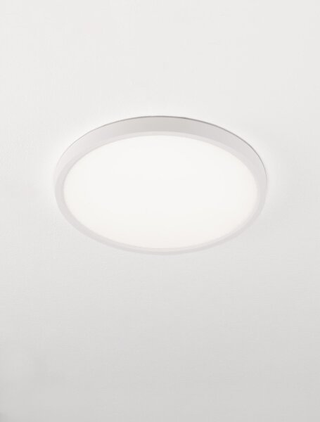 LED Deckenleuchte Weiß Ø 30 cm CCT 3000 bis 6500 K 2400 lm