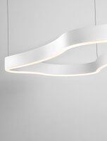 LED Hängelampe Design Weiß 90 cm lang dimmbar...