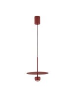 LED Pendelleuchte schmal Ø 30 cm Rot...
