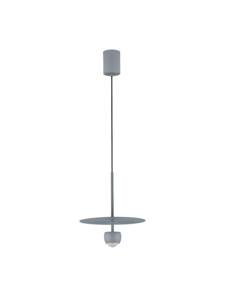 LED Hängelampe Retro Blaugrau Ø 30 cm schmal warmweiß 590 lm