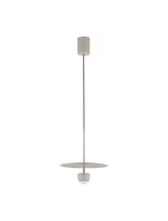 LED Hängeleuchte Beige Ø 30 cm...