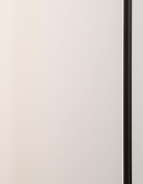 LED Pendelleuchte Ø 7 cm Schwarz höhenverstellbar Design