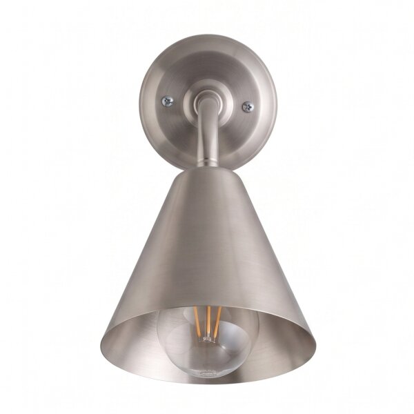 Wandleuchte DANAE Nickel Echt-Messing Treppenhaus