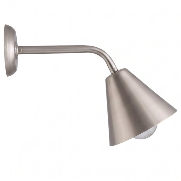 Wandleuchte DANAE Nickel Echt-Messing Treppenhaus