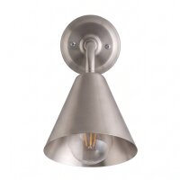 Wandleuchte DANAE Nickel Echt-Messing Treppenhaus