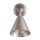Wandleuchte DANAE Nickel Echt-Messing Treppenhaus