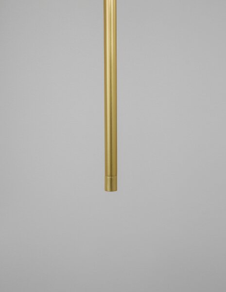 LED Hängeleuchte in Gold Ø 1,5 cm höhenverstellbar Design