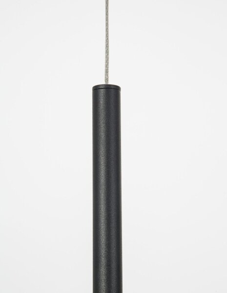 LED Pendelleuchte Schwarz Ø 1,5 cm Design schmal warmweiß