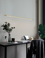 LED Hängelampe 120 cm lang in Gold...