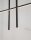 LED Pendelleuchte 110 cm lang Schwarz höhenverstellbar