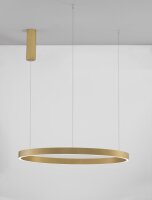 LED Pendelleuchte in Gold gebürstet Ø 80 cm...