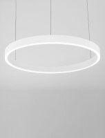 Runde LED Hängeleuchte Weiß Ø 60 cm...
