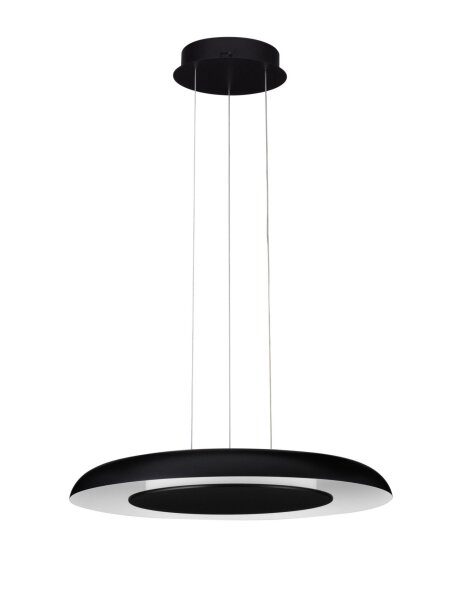 LED Hängeleuchte Schwarz Weiß Ø 60 cm dimmbar rund CCT
