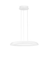 LED Pendelleuchte Wei&szlig; &Oslash; 60 cm dimmbar rund CCT HARLAN