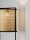 Stehlampe E27 150 cm Schwarz Natur Rattan 2 flammig Modern