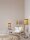 Tischlampe Schwarz Natur 56 cm E27 Rattan 2 flammig Modern