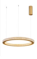 LED Pendelleuchte in Antik Gold &Oslash; 60 cm dimmbar...