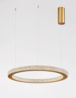 LED Pendelleuchte in Antik Gold Ø 60 cm dimmbar...