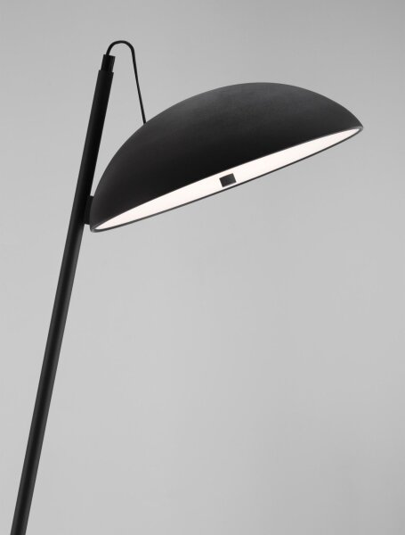 LED Stehlampe 153 cm Schwarz dimmbar warmweiß HAVEN Modern