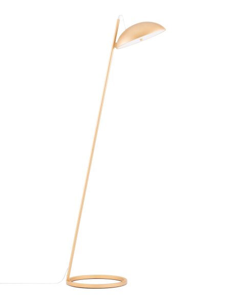 LED Stehleuchte in Gold 153 cm dimmbar warmweiß HAVEN Modern