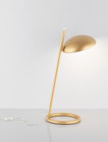 LED Schreibtischlampe in Gold 53 cm dimmbar...