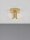 LED Deckenlampe Ø 44 cm in Gold Weiß Metall 3 flammig Modern