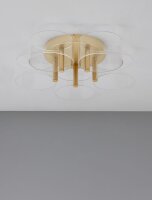 LED Deckenleuchte in Gold Weiß Ø 56 cm...