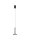 LED Pendelleuchte Ø 13 cm Schwarz höhenverstellbar warmweiß