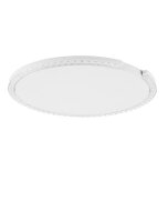 LED Deckenlampe &Oslash; 65 cm Wei&szlig; dimmbar flach...