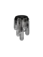 Deckenlampe G9 &Oslash; 23 cm Schwarz Grau Vintage...