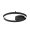 LED Deckenlampe Schwarz Ø 40 cm dimmbar rund 2 flammig