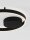 LED Deckenlampe Schwarz Ø 40 cm dimmbar rund 2 flammig