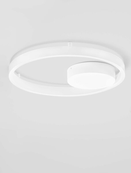 Runde LED Deckenleuchte Weiß Ø 40 cm dimmbar Up Down Modern
