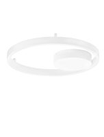 Runde LED Deckenleuchte Wei&szlig; &Oslash; 40 cm dimmbar Up Down Modern