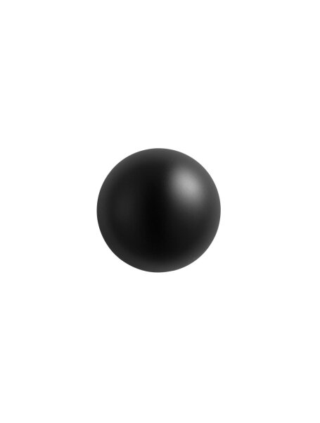 LED Wandlampe rund 12,5 cm breit Schwarz Minimalistisch