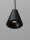 LED Pendelleuchte schmal 6 cm breit Schwarz höhenverstellbar