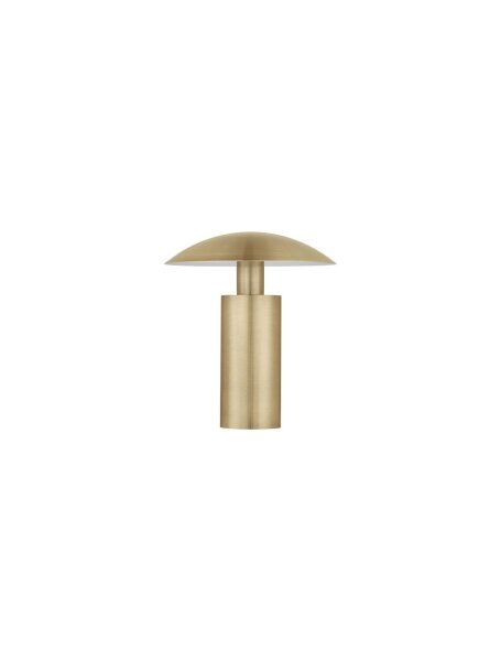 LED Nachttischlampe 22 cm in Gold warmweiß KAMDEN Aluminium