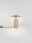 LED Nachttischlampe 22 cm in Gold warmweiß KAMDEN Aluminium
