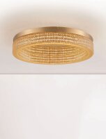 LED Deckenlampe rund Ø 60 cm in Gold dimmbar...