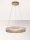 LED Kronleuchter in Gold Ø 60 cm dimmbar höhenverstellbar