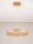 LED Kronleuchter in Gold Ø 60 cm dimmbar höhenverstellbar
