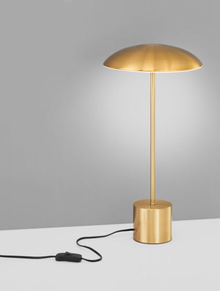 LED Tischlampe in Gold 50 cm Metall warmweiß KENDALL Modern