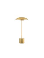 LED Tischlampe in Gold 50 cm Metall warmweiß...