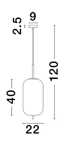 Hängelampe E27 22 cm breit in Gold Grau höhenverstellbar
