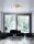 LED Deckenlampe Ring 64 x 45 cm in Blattgold 2 flammig
