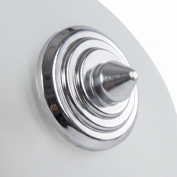Deckenleuchte Weiß Glas Ø18cm rund klein Wohnzimmer