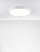 LED Deckenlampe Weiß Ø 60 cm dimmbar rund...