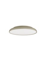 LED Deckenlampe &Oslash; 45 cm in Champagner Gold dimmbar flach